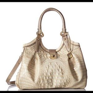 Brahmin NWOT Elisa handbag Purse in Limestone